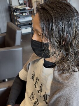 メルシー(merci) 【merci古河店】かきあげハイライトパーマ