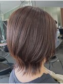 20代30代40代/ウルフレイヤー/ミディアム/ウルフカット/艶カラー