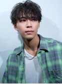 <14>ニュアンスパーマ/フェザーショート/シャドウパーマ/メンズ