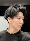 メンズカット×ツイストパーマ