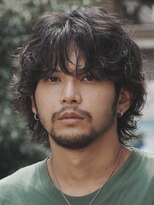 フィフス 渋谷(fifth) センターパートシャドウパーマルーズパーマ波巻きスパイラル渋谷