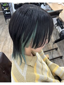 ラウラアンドロー(LAURA&RO) ダブルカラー/ケアブリーチ/インナーカラー/ベージュ【塚口】