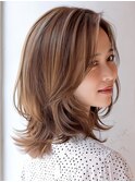 外ハネミディ
