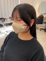 ソソ(soso.) ミディアムヘア/暗めカラー/グランマッシュ/木更津