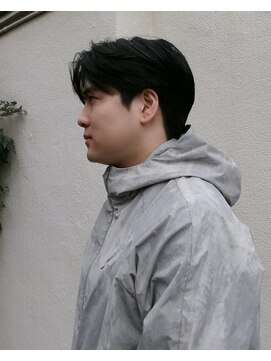 ヒントステーション フォーメンズ(HINTSTATION for Men's) 〈浅草 半個室〉 センターパート/ナチュラル