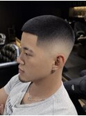 【漢の髪型】坊主フェード
