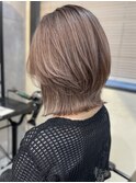韓国風レイヤーカット くびれヘア アッシュベージュM20260415