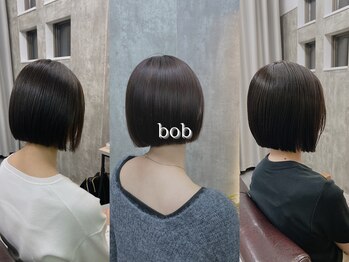 イッキ(IKKI)の写真/ミニボブ、ウルフボブ、レイヤーボブ、ショートボブ、切りっぱなしボブ色々なボブスタイルも得意です。