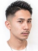 ビジネスフェードカット刈り上げスキンフェードバーバー30代40代