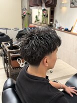 オアゾバーバー(OAZO BARBER) アップバング/フェード/ショートスタイル/刈り上げ/メンズ