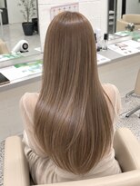 エニフォーイーストハム(Eni for eastham) ストレートロング/ブリーチカラー/ライトベージュ