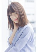 【寺尾拓巳】イルミナカラーカラー毛先パーマストレートロブ