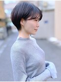 【morio池袋】綺麗でかっこいい黒髪ショート♪