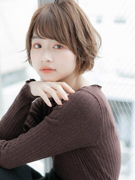 ローマ ギンザ(ROMA Ginza) 【ROMA銀座】絶壁解消/立体感パーマ/丸みショートボブ