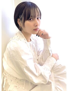 ドルチェ 梅田(Dolce) 【Dolce梅田】マッシュショート_アッシュ_インナーカラ