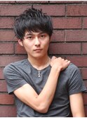 マッシュ×パーマ×メンズ髪型×黒髪 20代30代40代