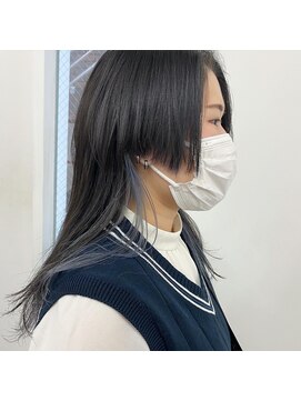 キー(kii) ウルフカット × インナーカラー　福岡　天神　今泉　薬院