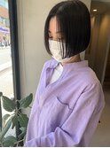 地毛の切りっぱなしボブ/西田