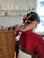 ヘアアンドメイク アール(hair&make R) 卒業式 アップ