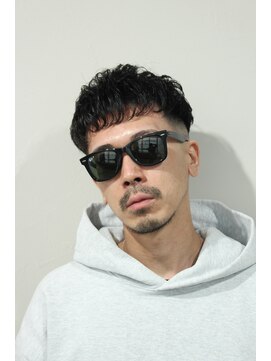 レンゲン(LENGEN) メンズかき上げニュアンスマッシュサイドパート韓国マッシュ