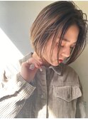 チョコレート/大人ガーリー/顔まわりレイヤー[札幌大通駅]