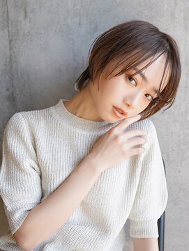 ラフィス ヘアーピュール 梅田茶屋町店(La fith hair pur) 【La fith】大人ショート×透明感あるアッシュブラウン
