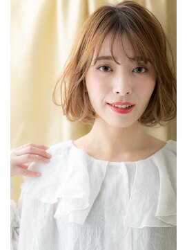 カバーヘア ブリス 北浦和(COVER HAIR bliss) フレンチカジュアルハイライトボブパーマY北浦和20代30代40代