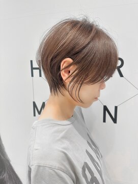 ハルキミナト ジャパン ヨコハマ(HARUKI MINATO japan YOKOHAMA) 毛流れレイヤーショート20代30代40代50代オリーブグレージュ