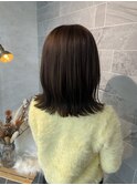 《Jill ankh 姫路駅前》赤み消しカラー×くすみオリーブ