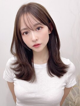 ポーチバイハニー オモテサンドウ(PORCH by HONEY omotesando) 韓国風レイヤーカット×チャコールグレージュ