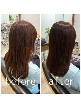 スピカ(SPICA) 【白髪ぼかし】ケアカラーコースお客様施術事例