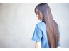 【自然なストレートヘア】カット+縮毛矯正ナチュラル　¥13,000［南行徳］