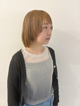 エンドリンク(endlink) ハイトーンベージュ×前髪ウルフ