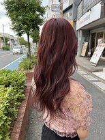 ベレッタ 枚方店(veretta.)&nbsp;ブリーチなしred 担当:ばば/イエベ/ブルベ/韓国ロング/韓国ヘア