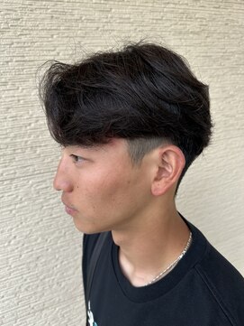 ジップ 浜田店(zip) メンズ刈り上げショート×３０代スポーティー