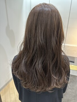 ユニ バイ マグ 長野店(Uni.by Mag) 大人可愛いブリーチなし透明感カラーベージュ似合わせカット