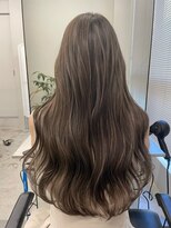 リリット(ReLit)&nbsp;くすみベージュマロンベージュホワイトブロンド細めハイライト