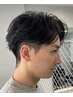 【角田指名限定】[サーフカールorフェザーパーマ]＋カット＋トリートメント