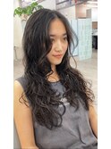 ロングナチュラルスパイラルパーマ