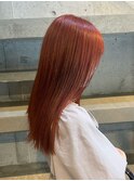 ヘルシーカラーハイトーンオレンジロングレイヤー