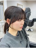 小顔効果抜群顔周りカット