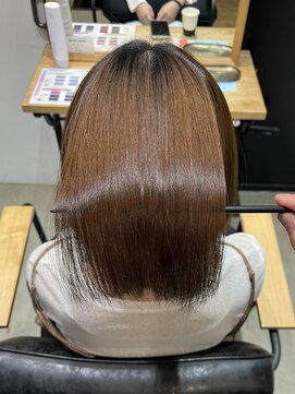 キャンバス 川崎(canvas.) 縮毛矯正 髪質改善 ケアストレート 2枚目ビフォー/川崎 【窪田】