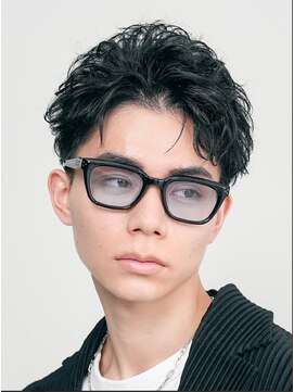 フィフス トウキョウ (fifth TOKYO) 渋谷緩めスパイキーパーマルーズショートメンズショート