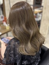 イリル バイ レシッド 自由が丘(ibrel by rcid) 明るめグレージュ韓国風ヨシンモリ