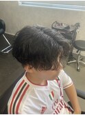 波巻きパーマ