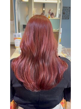 ペッツショコラ(PETZ chocolat) ブリーチなし！秋にぴったりレッドブラウンカラー☆yuya