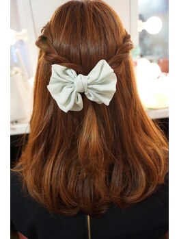 サロンドルミエ(SALON DE Lumiere)の写真/実力派の女性スタイリストがトレンドも可愛さも両立◎特別な日を最高に輝かせます★