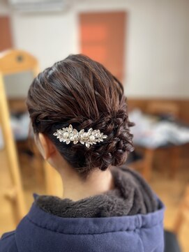 シャルム バイ アローズ 久留米店(CHARM BY AROSE) ふわっとアップスタイル/お呼ばれヘア