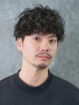 ヒロギンザ 銀座一丁目店(HIRO GINZA) 無造作スパイラルパーマ/メッシュで魅せる外国人風マッシュ