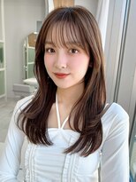 アフロート エル 錦糸町(AFLOAT L) 【20代30代】さりげないナチュラルレイヤー/小顔/黒髪/暗髪